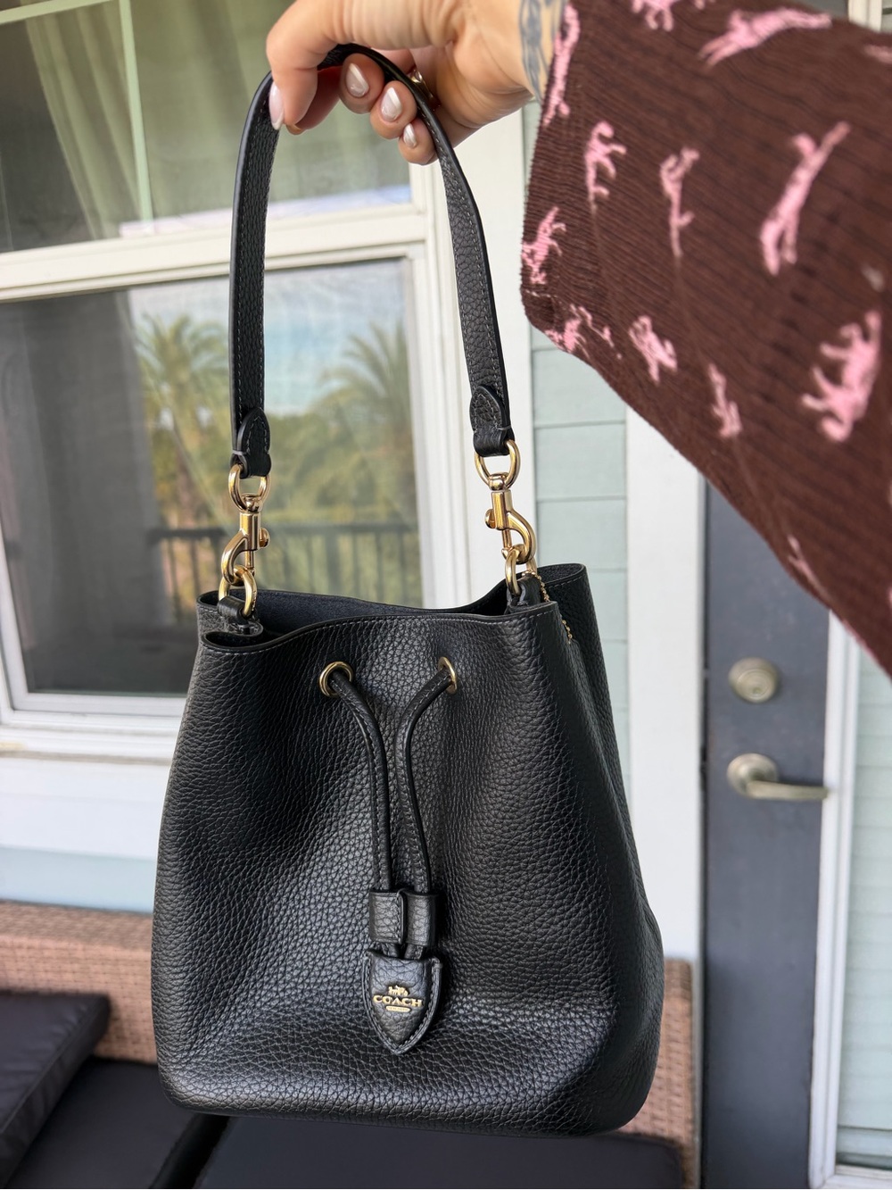 Coach bucket bag